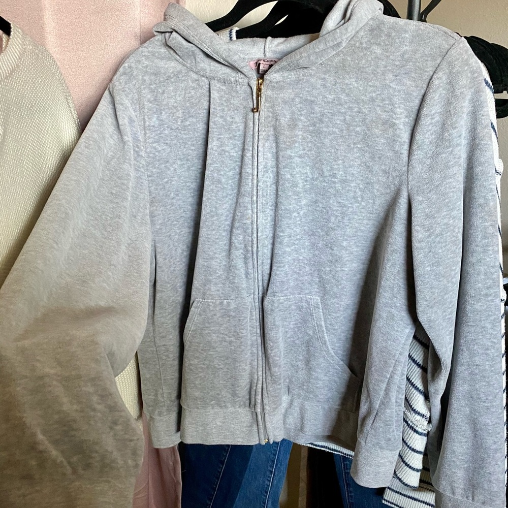 Juicy couture hooded zip up